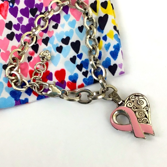 Brighton Power of Pink Heart Bracelet - Picture 1 of 8